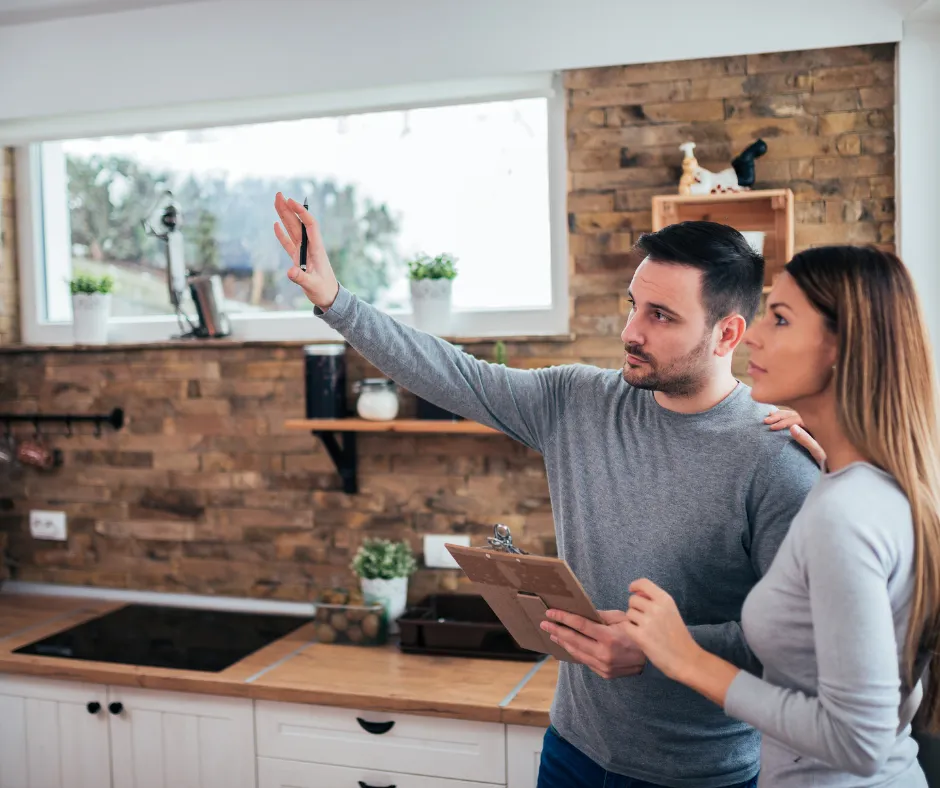 People discussing building plans